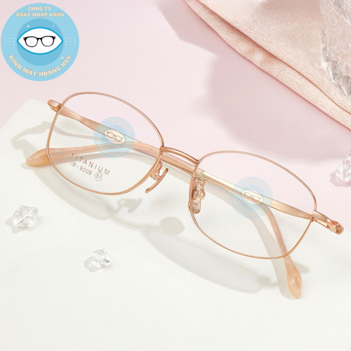 Gọng kính kim loại mã 9006